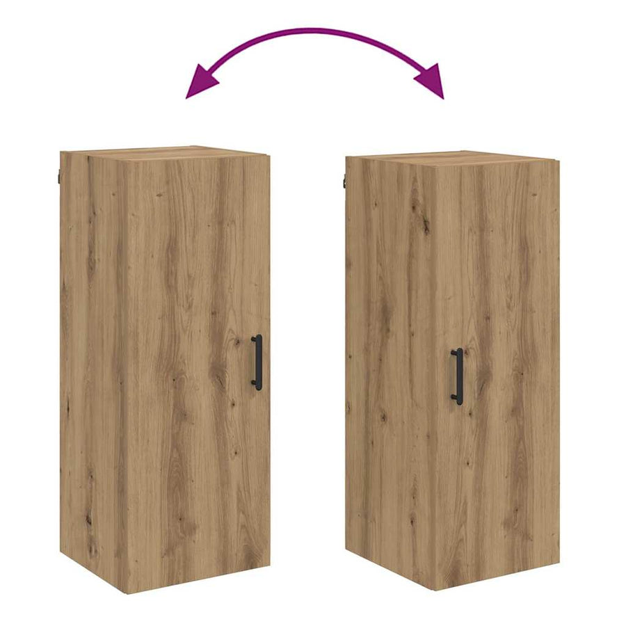 Wandkast Artisan Eiken 34,5 x 34 x 90 cm Bewerkt hout