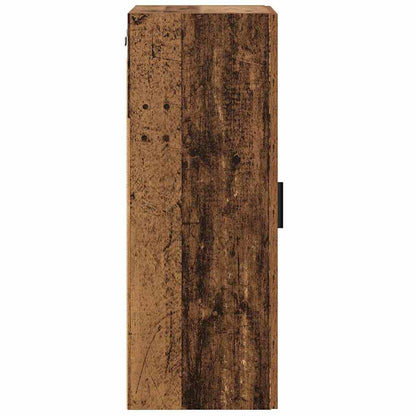 Wandkast Oud Hout 34,5 x 34 x 90 cm Bewerkt hout