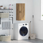 Wandkast Artisan Eiken 34,5x34x90 cm