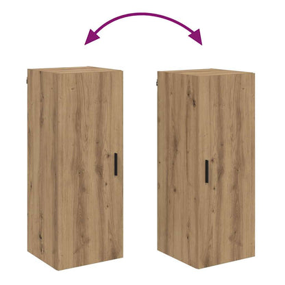 Wandkast Artisan Eiken 34,5 x 34 x 90 cm Bewerkt hout