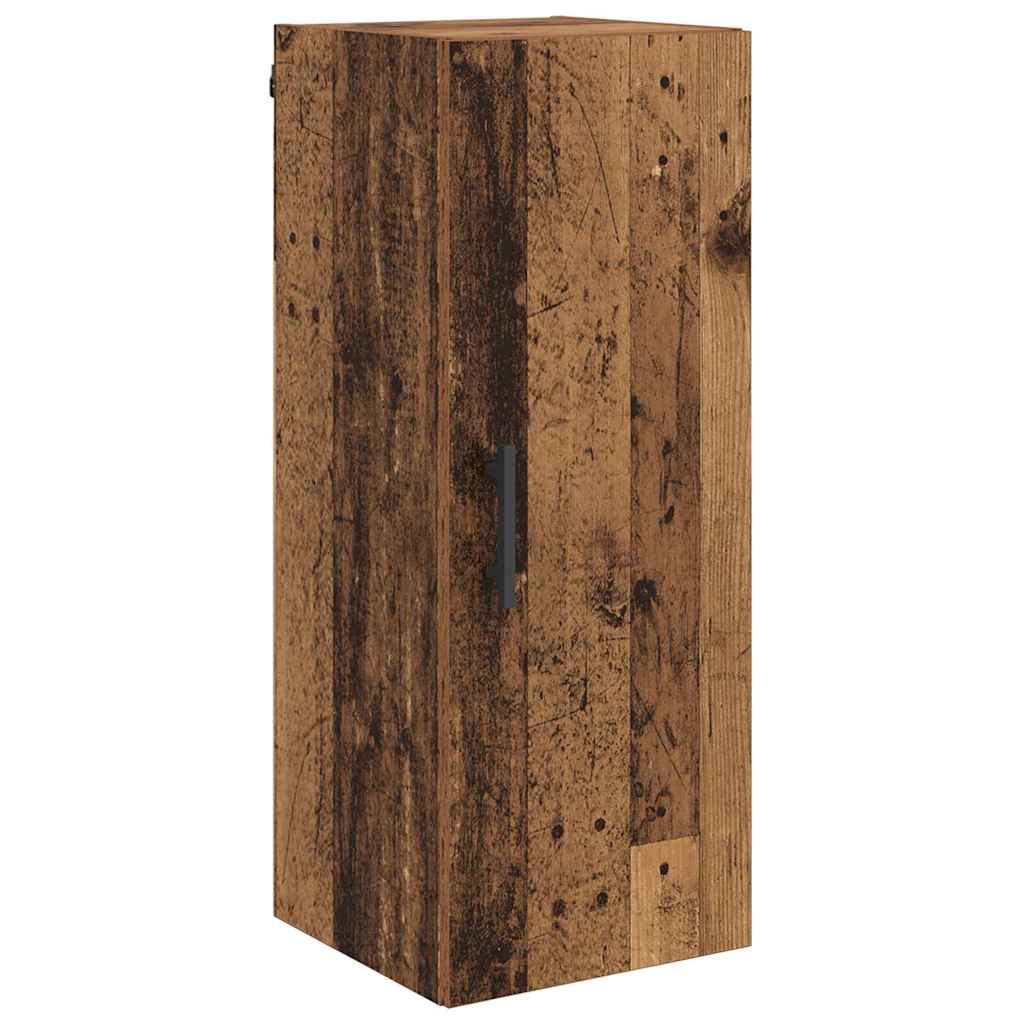 Wandkast Oud Hout 34,5 x 34 x 90 cm Bewerkt hout