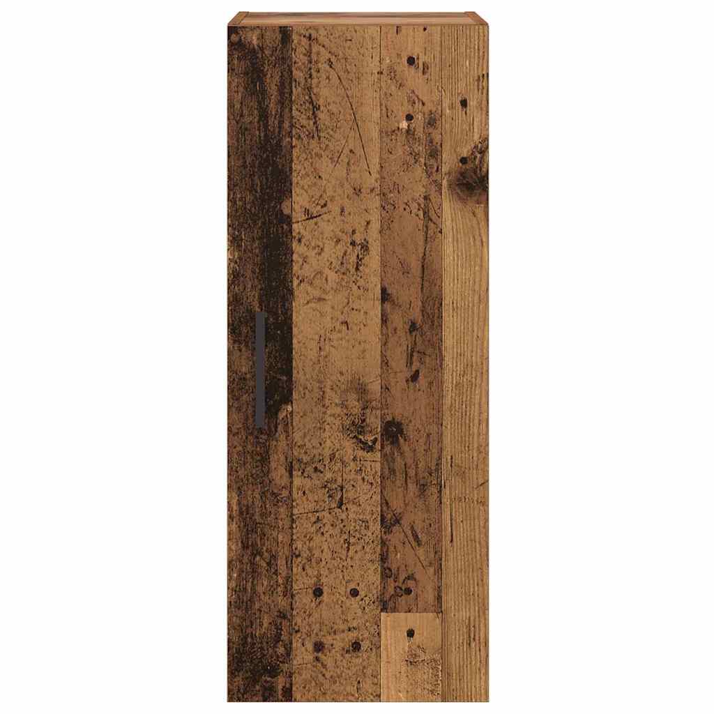 Wandkast Oud Hout 34,5 x 34 x 90 cm Bewerkt hout