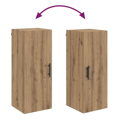 Wandkast Artisan Eiken 34,5 x 34 x 90 cm Bewerkt hout