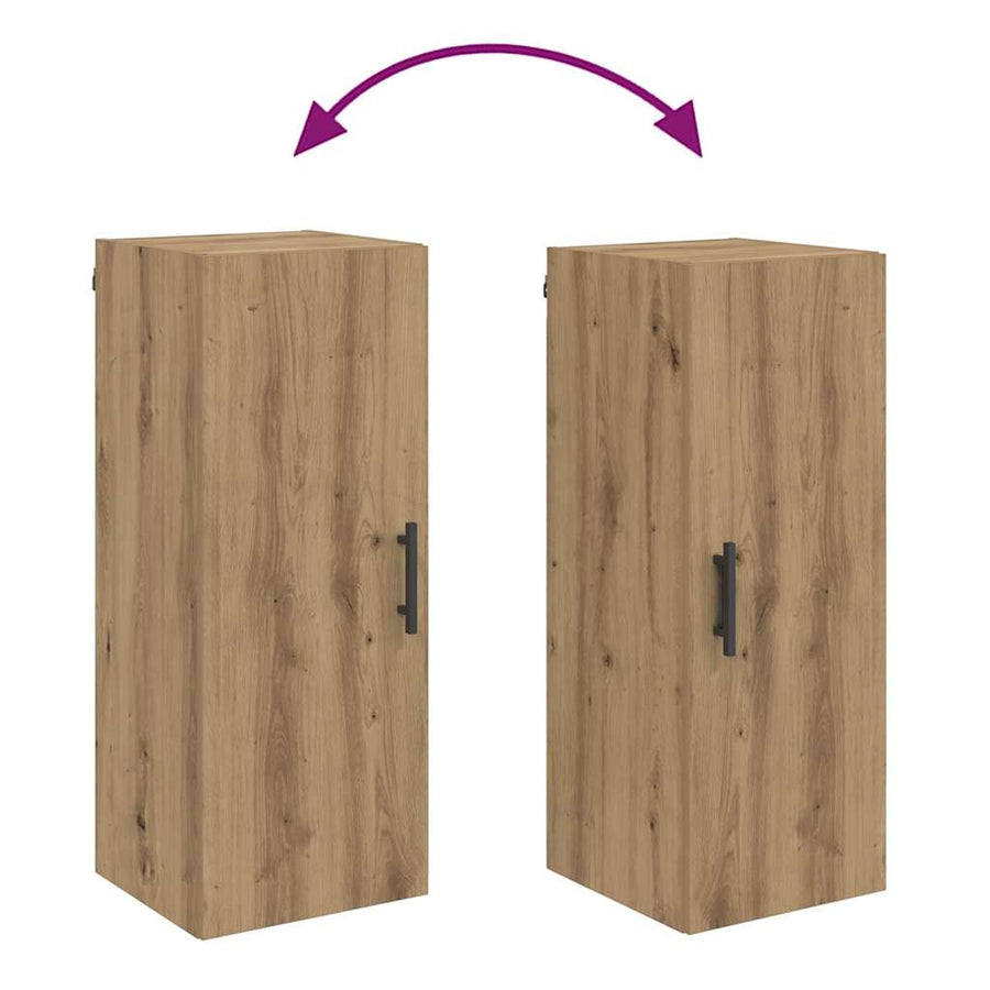 Wandkast Artisan Eiken 34,5 x 34 x 90 cm Bewerkt hout