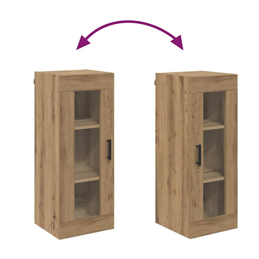 Wandkast Artisan Eiken 34,5 x 34 x 90 cm