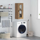Wandkast Artisan eiken 34,5x34x90 cm