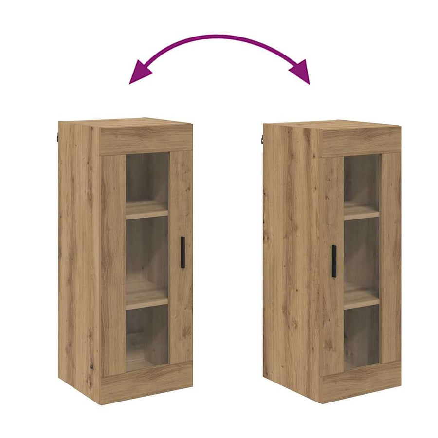 Wandkast Artisan Eiken 34,5 x 34 x 90 cm
