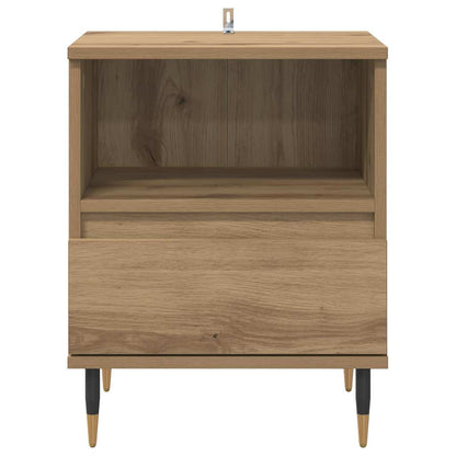 Nachtkastje 2 pcs Artisan Eiken 40 x 35 x 50 cm Bewerkt hout
