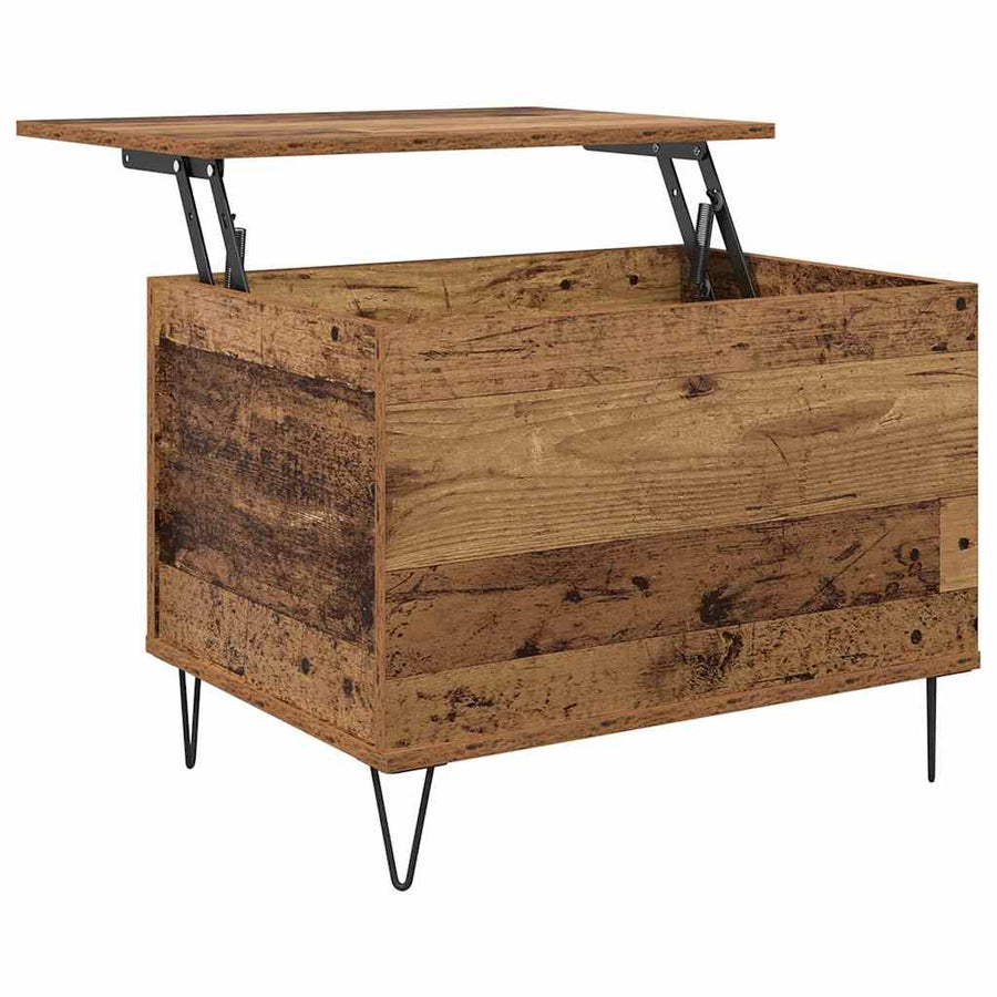 Salontafel Oud Hout 60 x 44,5 x 45 cm Bewerkt hout