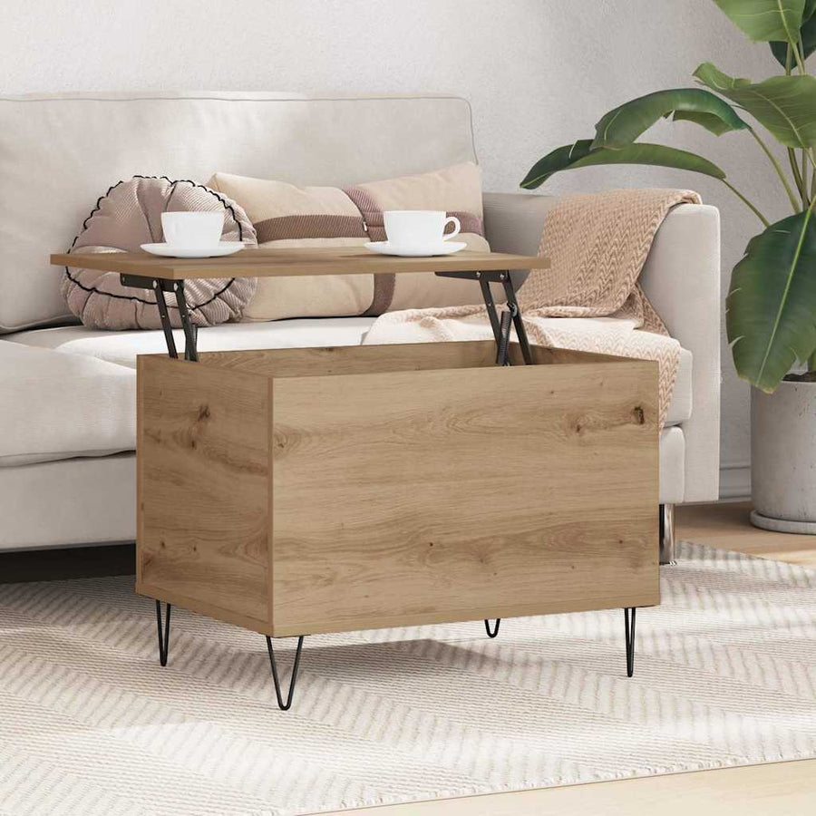 Salontafel Artisan Eiken 60 x 44,5 x 45 cm Bewerkt hout