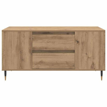 Salontafel artisanaal eikenkleurig 102 x 44.5 x 50 cm