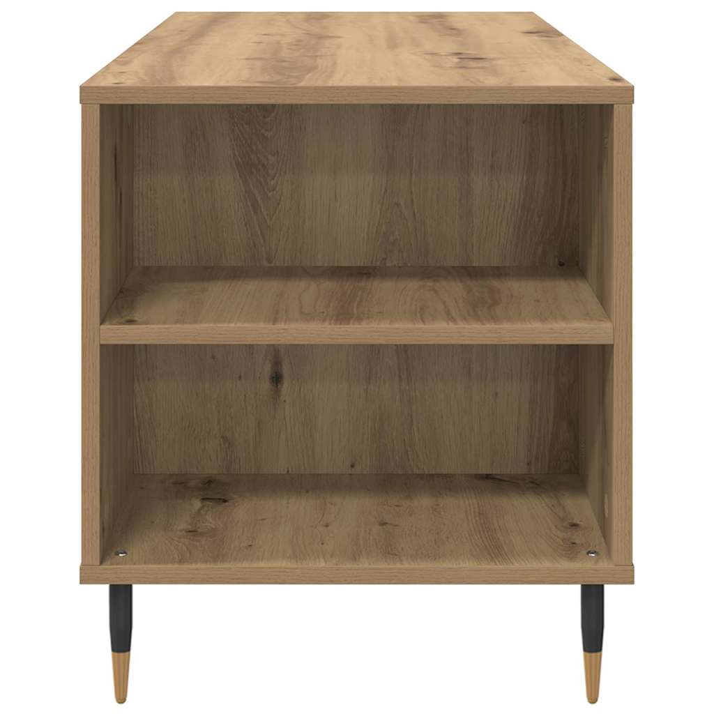 Salontafel artisanaal eikenkleurig 102 x 44.5 x 50 cm