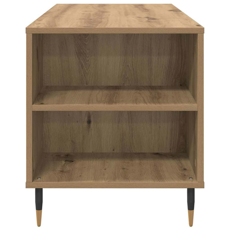 Salontafel artisanaal eikenkleurig 102 x 44.5 x 50 cm