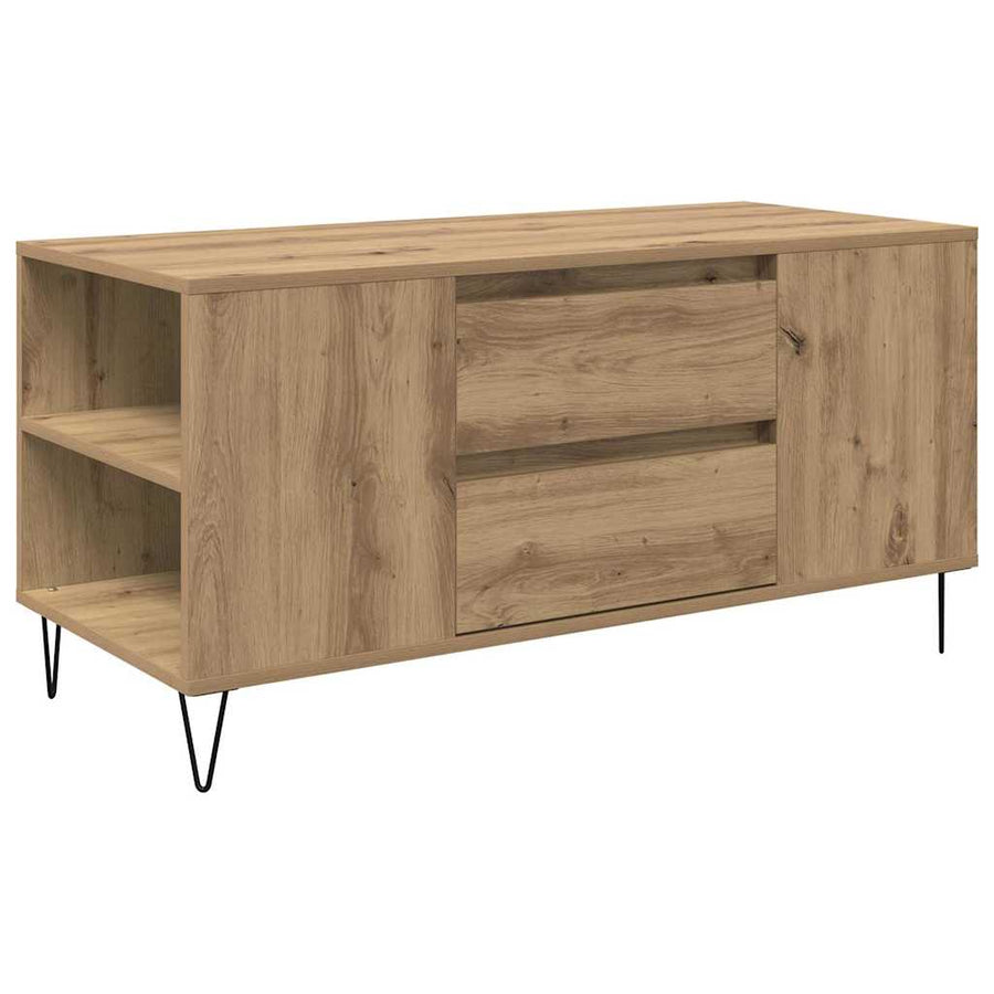 Salontafel Artisan Eiken 102 x 44,5 x 50 cm Bewerkt hout