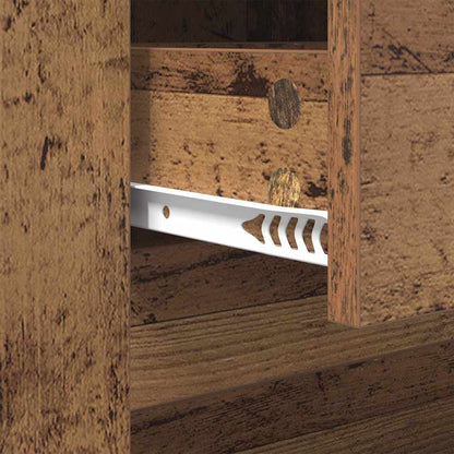 Salontafel Oud Hout 102 x 44,5 x 50 cm Bewerkt hout