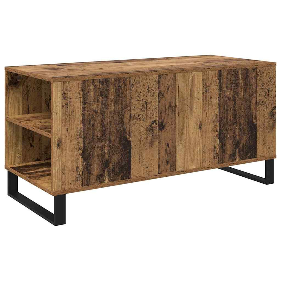Salontafel Oud Hout 102 x 44,5 x 50 cm Bewerkt hout
