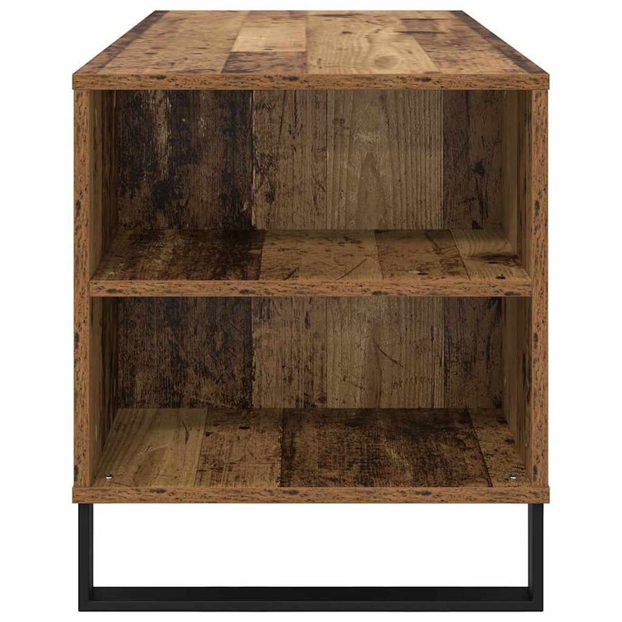 Salontafel Oud Hout 102 x 44,5 x 50 cm Bewerkt hout