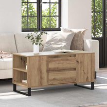 Salontafel Artisan Eiken 102 x 44,5 x 50 cm Bewerkt hout