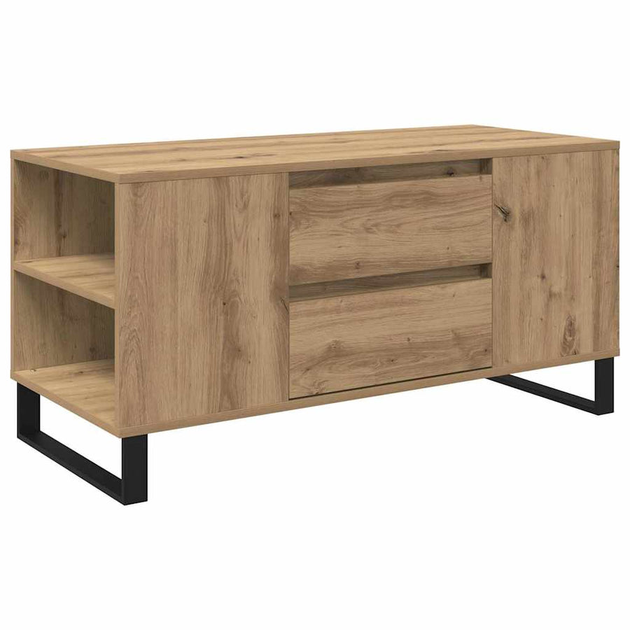 Salontafel Artisan Eiken 102 x 44,5 x 50 cm Bewerkt hout