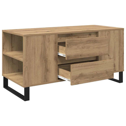 Salontafel Artisan Eiken 102 x 44,5 x 50 cm Bewerkt hout