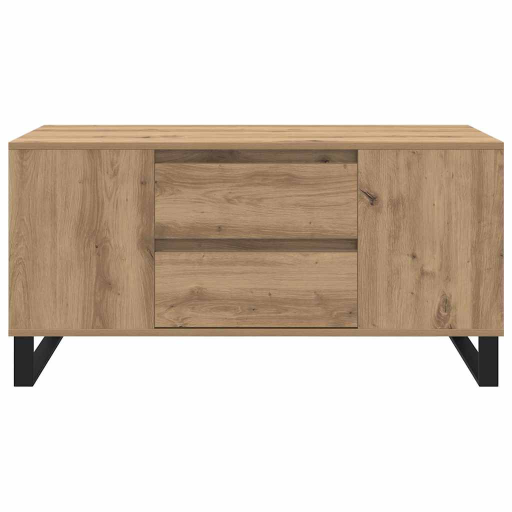 Salontafel Artisan Eiken 102 x 44,5 x 50 cm Bewerkt hout