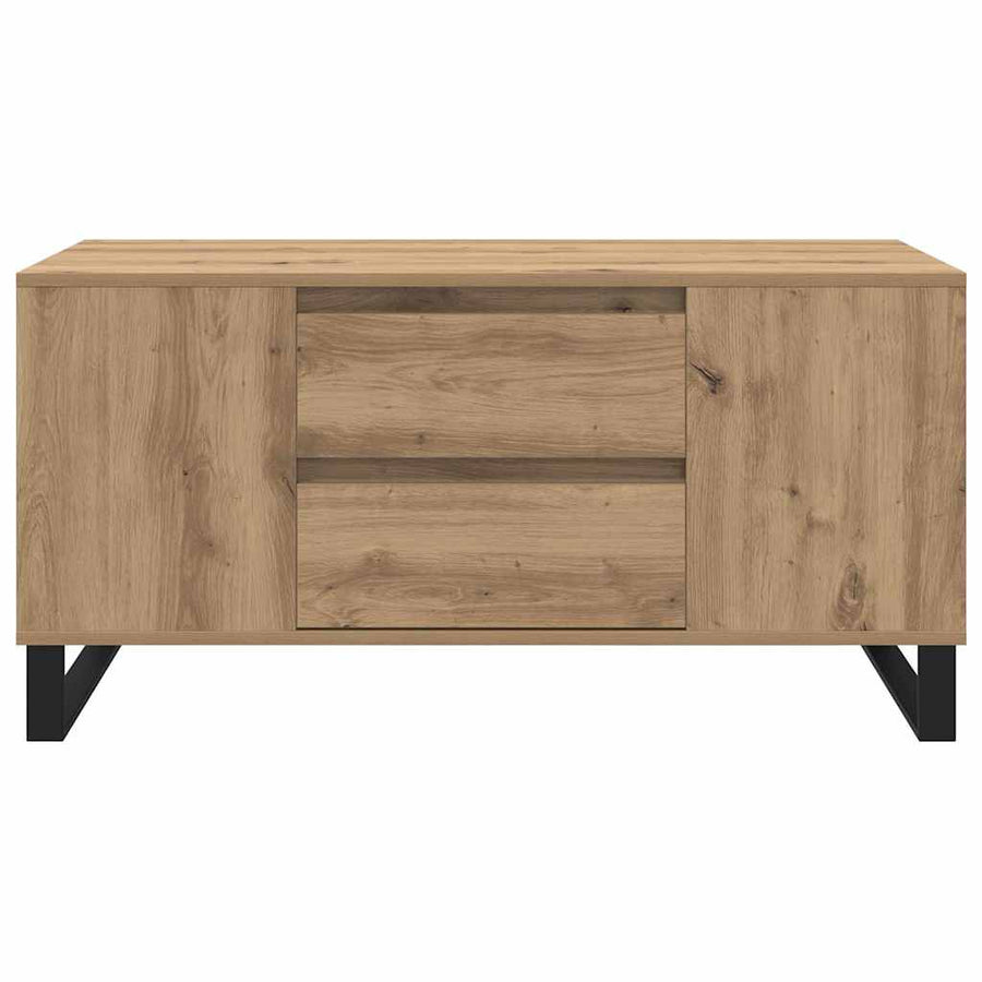 Salontafel Artisan Eiken 102 x 44,5 x 50 cm Bewerkt hout