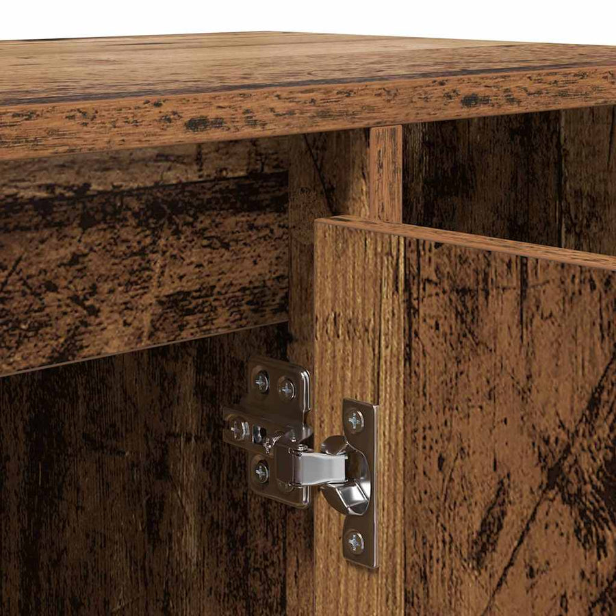 TV-kast Oud Hout 100 x 35 x 55 cm Bewerkt hout