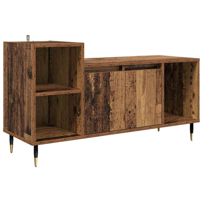 TV-kast Oud Hout 100 x 35 x 55 cm Bewerkt hout