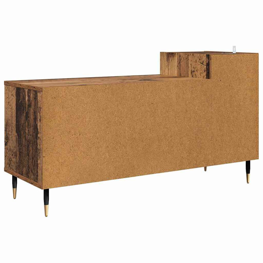 TV-kast Oud Hout 100 x 35 x 55 cm Bewerkt hout