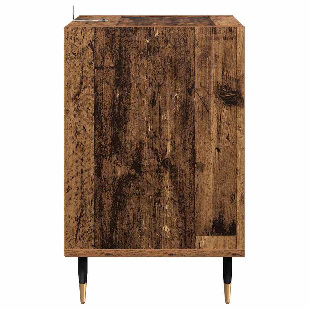 TV-kast Oud Hout 100 x 35 x 55 cm Bewerkt hout