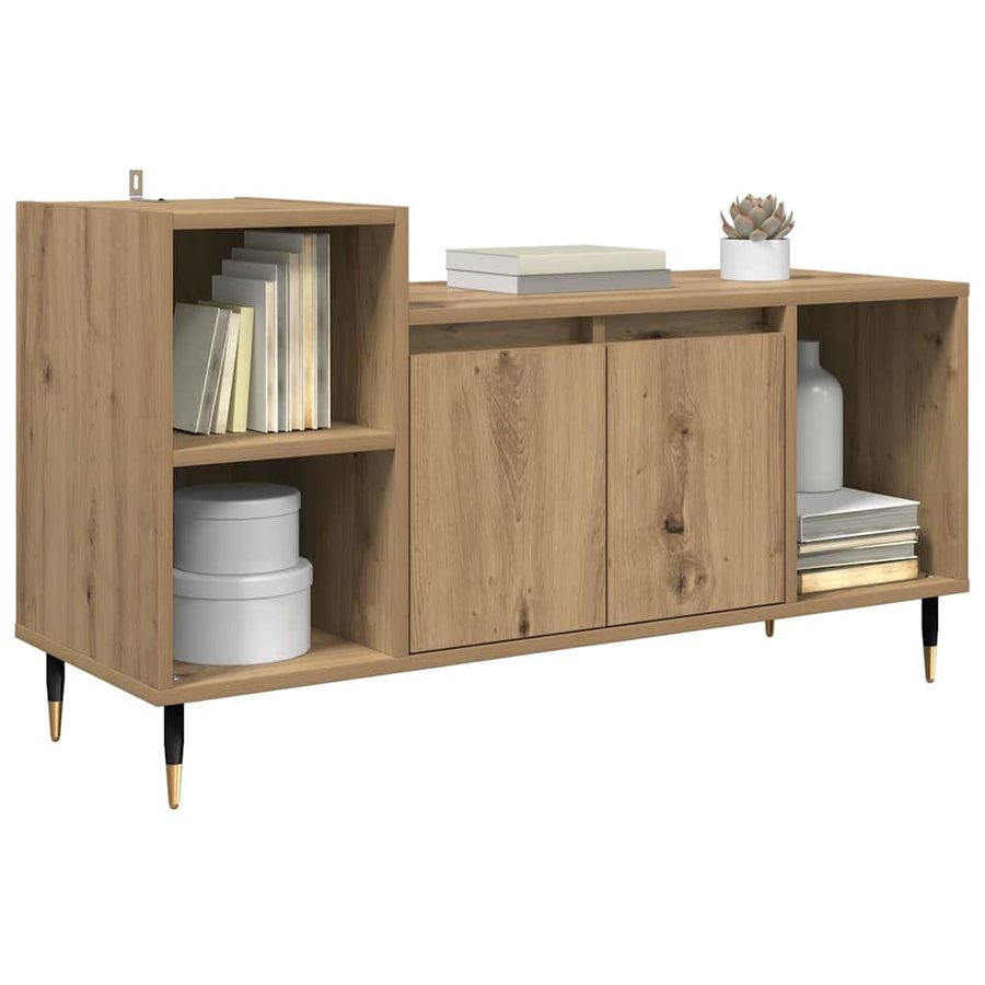 TV-kast Artisan Eiken 100 x 35 x 55 cm Bewerkt hout