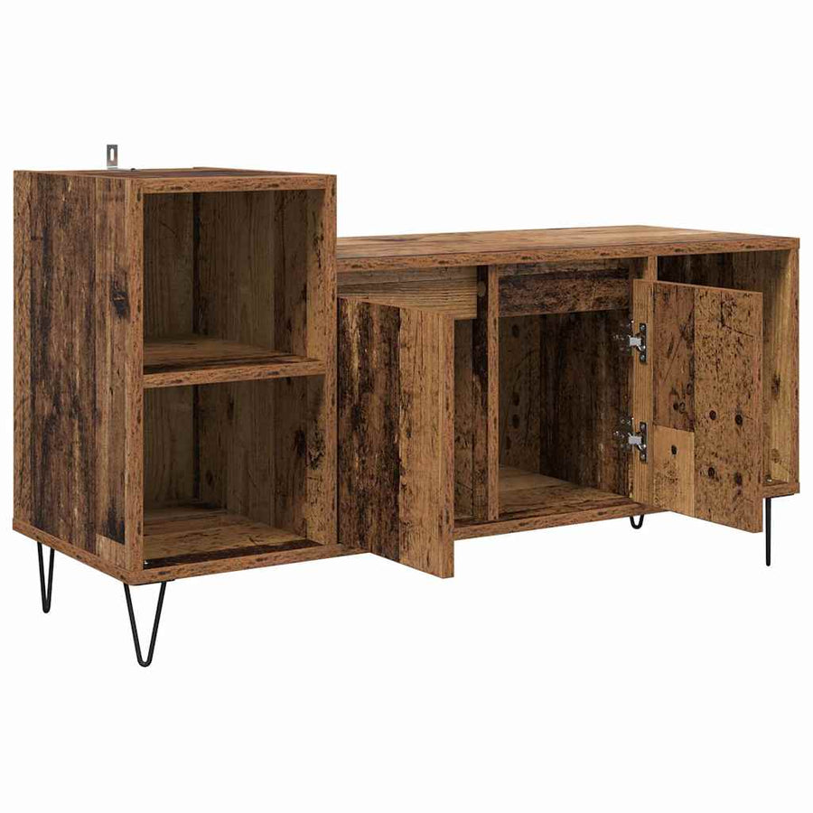 TV-kast Oud Hout 100 x 35 x 55 cm Bewerkt hout