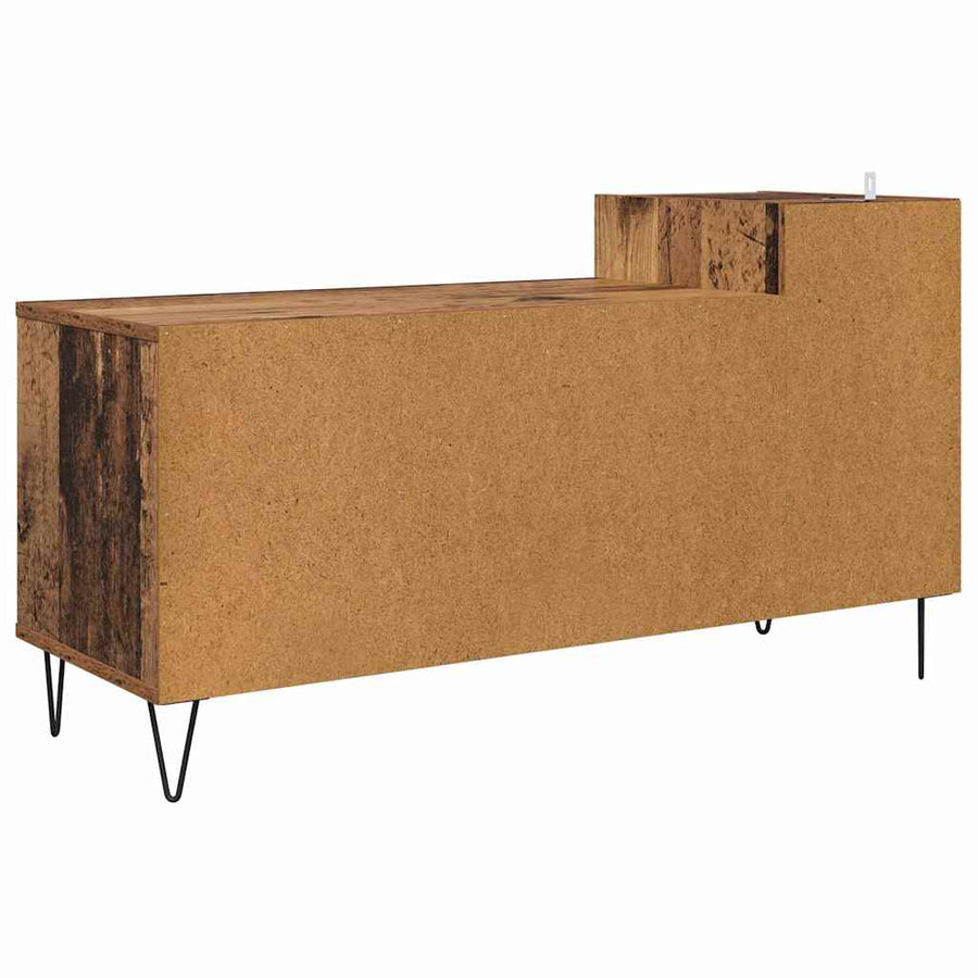 TV-kast Oud Hout 100 x 35 x 55 cm Bewerkt hout