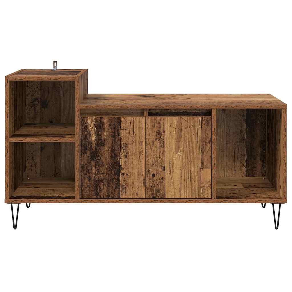 TV-kast Oud Hout 100 x 35 x 55 cm Bewerkt hout
