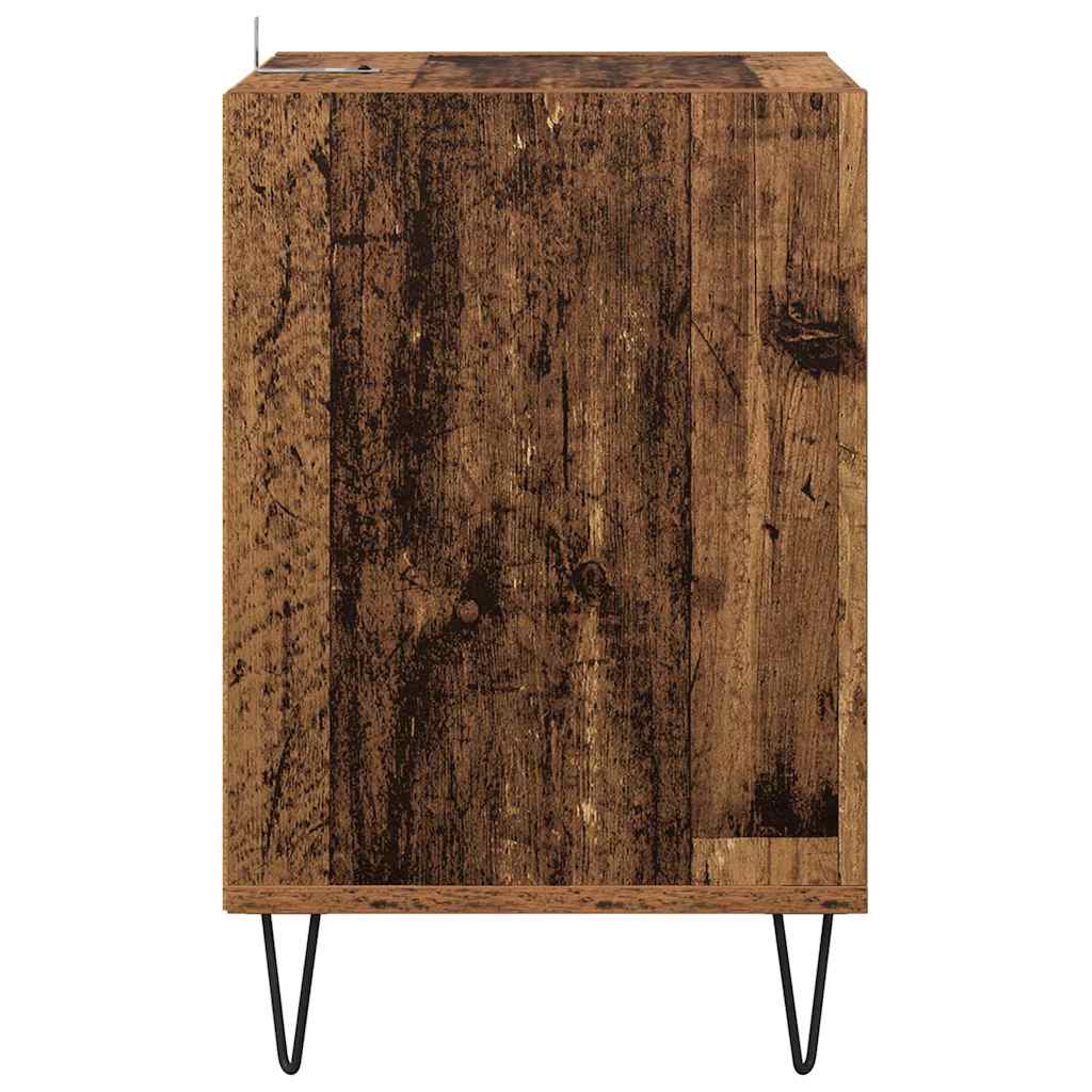 TV-kast Oud Hout 100 x 35 x 55 cm Bewerkt hout