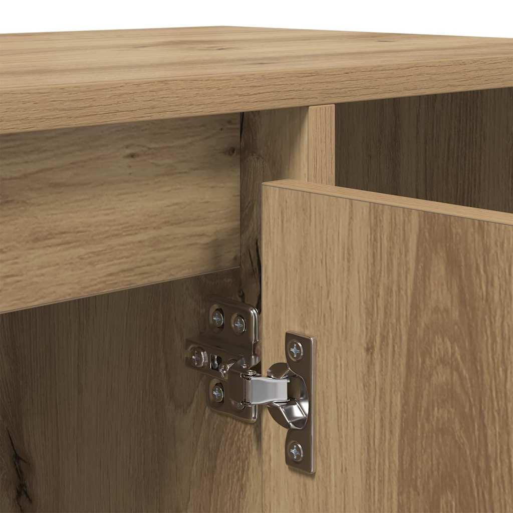 TV-kast Artisan Eiken 100 x 35 x 55 cm Bewerkt hout