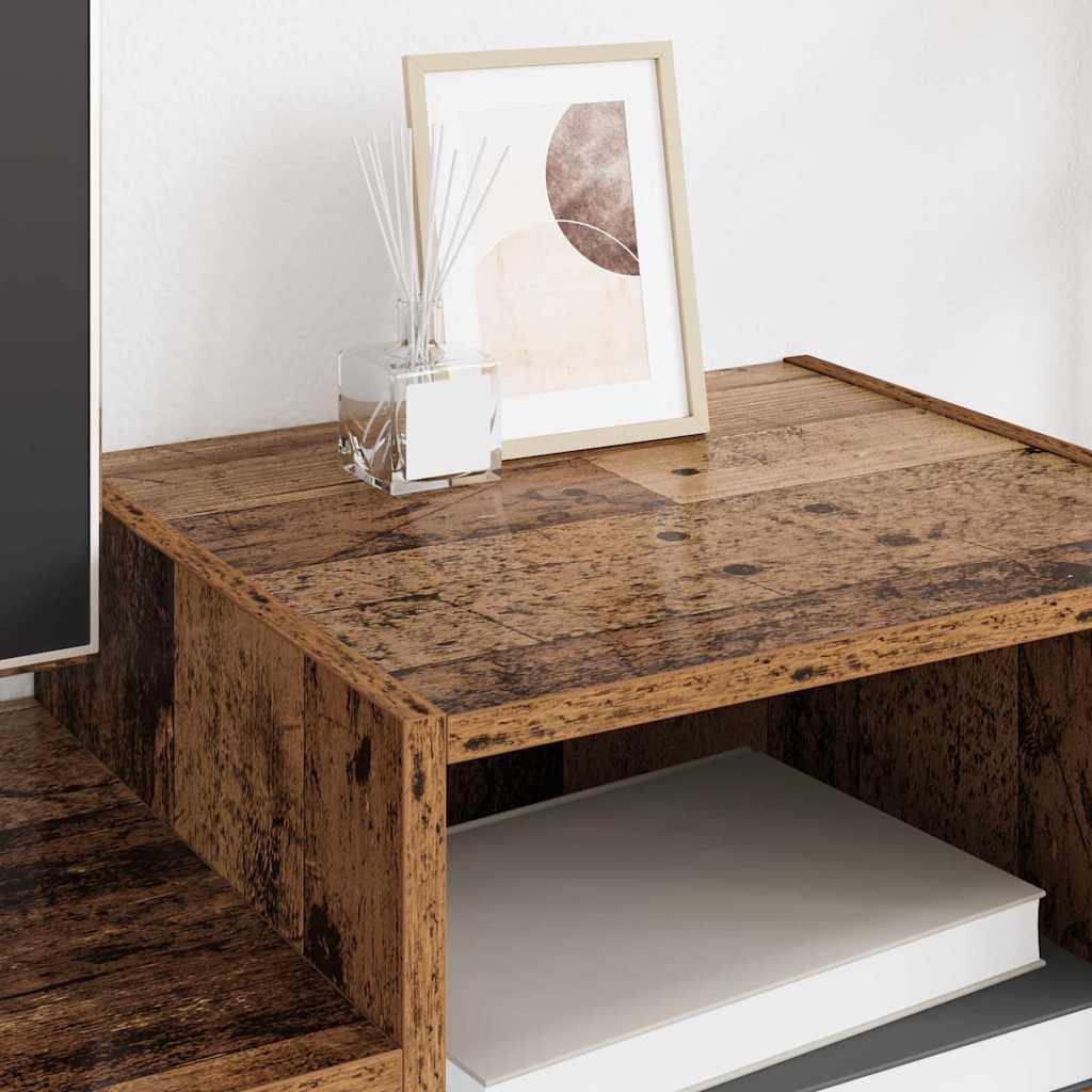 TV-kast Oud Hout 160 x 35 x 55 cm Bewerkt hout