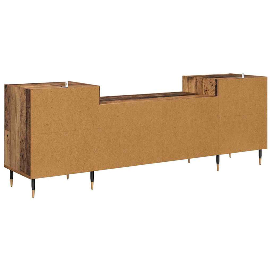 TV-kast Oud Hout 160 x 35 x 55 cm Bewerkt hout