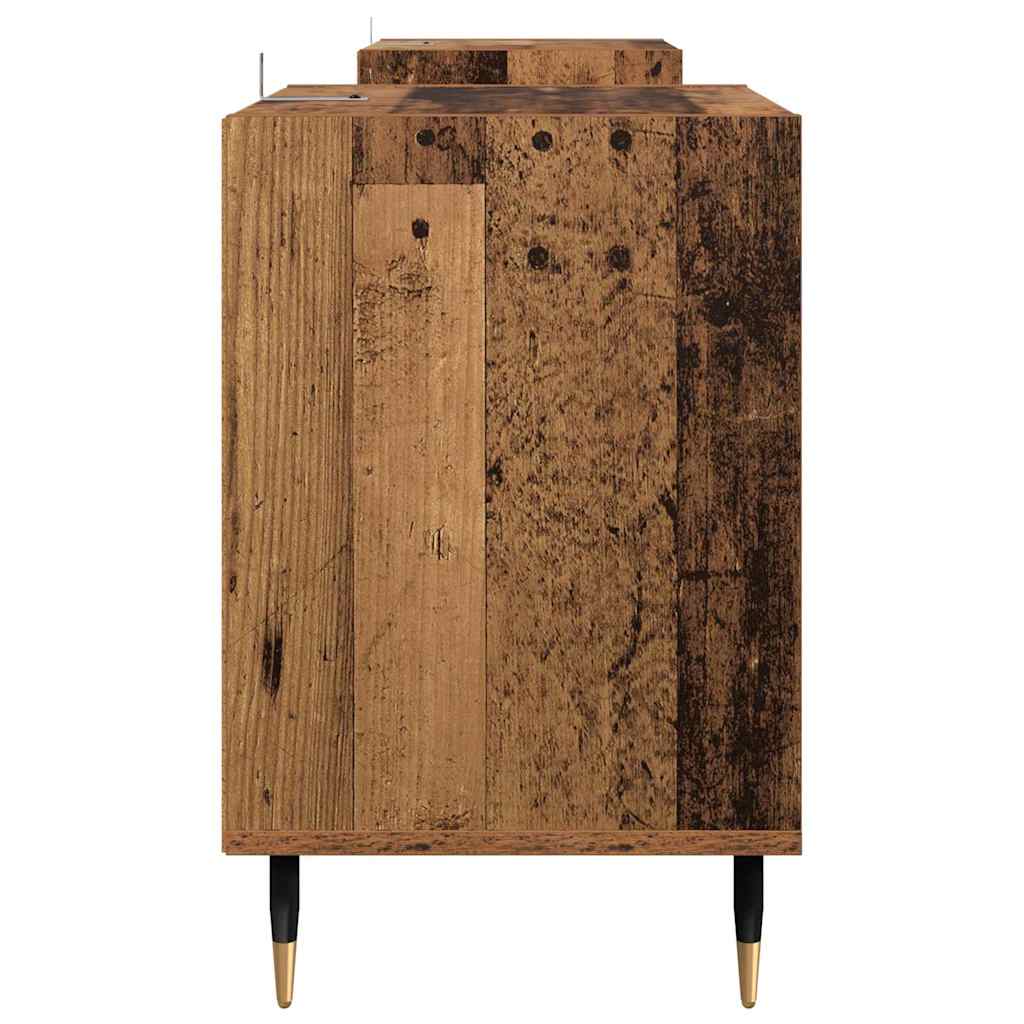 TV-kast Oud Hout 160 x 35 x 55 cm Bewerkt hout