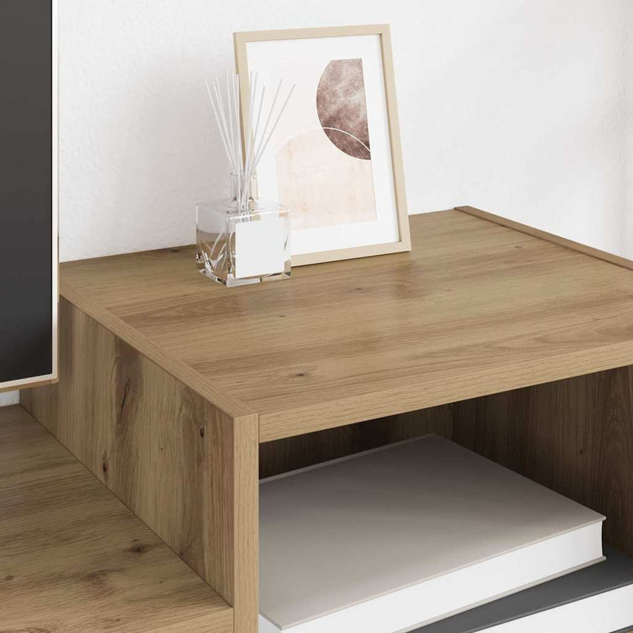TV-kast Artisan Eiken 160 x 35 x 55 cm Bewerkt hout