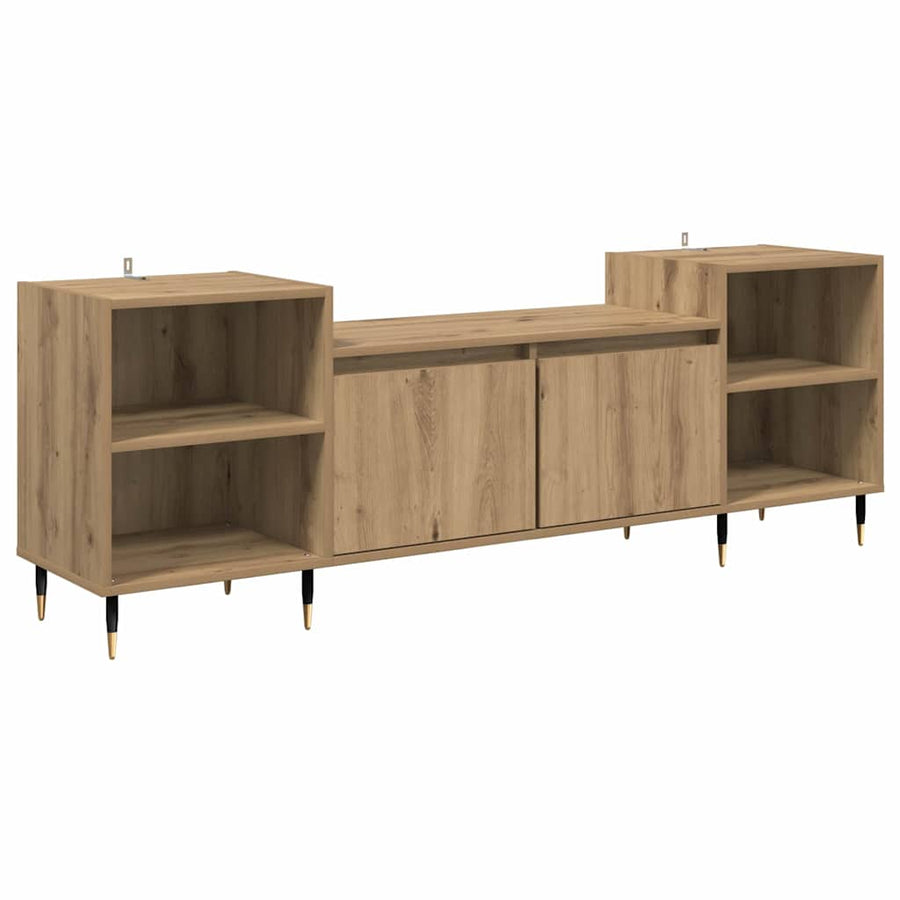 TV-kast Artisan Eiken 160 x 35 x 55 cm Bewerkt hout
