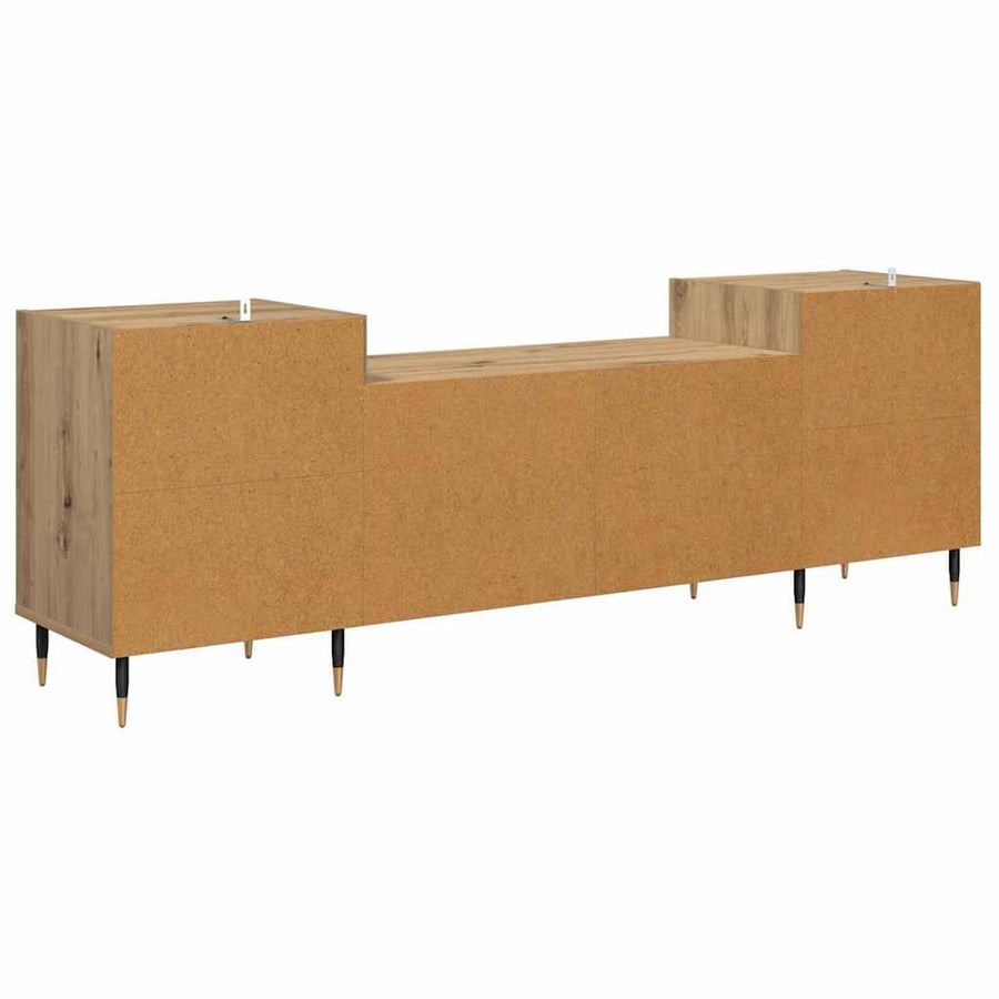 TV-kast Artisan Eiken 160 x 35 x 55 cm Bewerkt hout