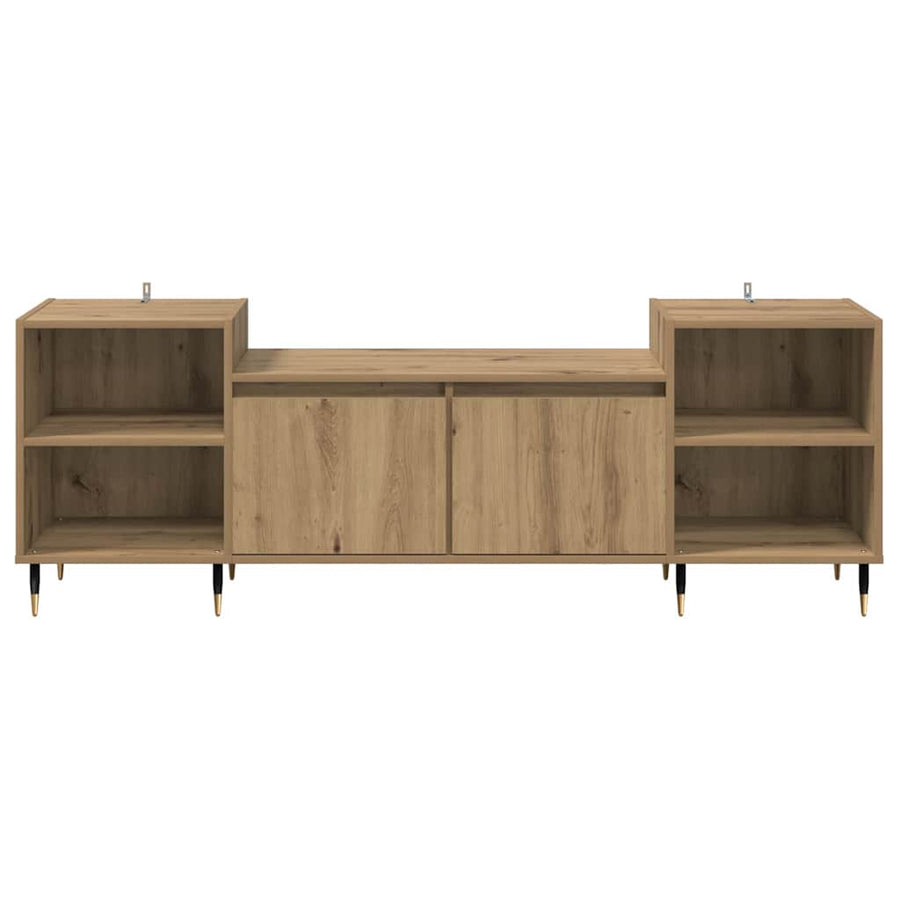 TV-kast Artisan Eiken 160 x 35 x 55 cm Bewerkt hout