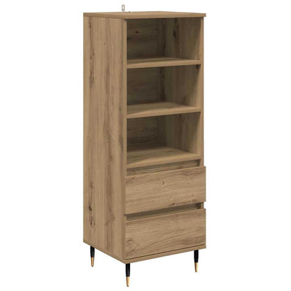 Highboard met lade Artisan Eiken 40 x 36 x 110 cm Bewerkt hout