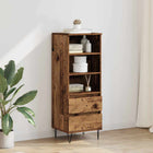 Highboard with drawer Old Wood 40 x 36 x 110 cm Treated wood
