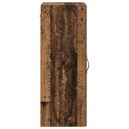 Wandkast Oud Hout 34,5 x 34 x 90 cm Bewerkt hout