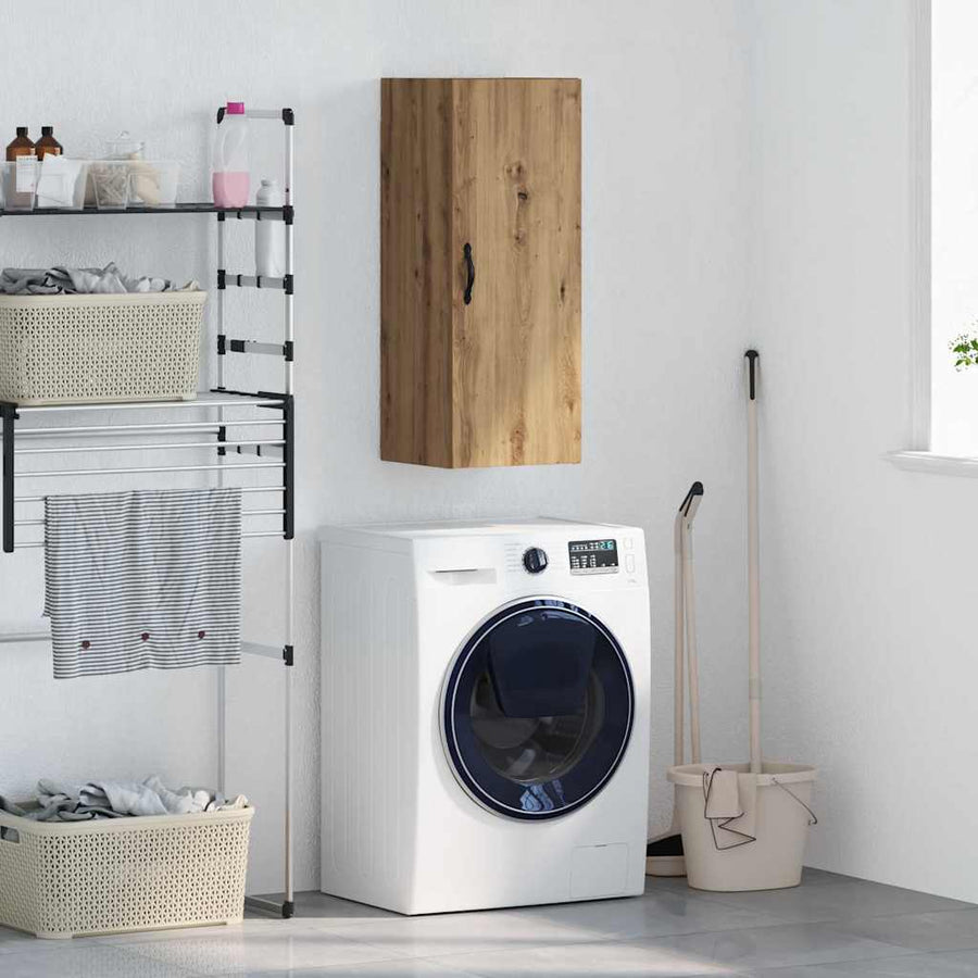 Wandkast Artisan Eiken 34,5 x 34 x 90 cm Bewerkt hout