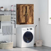 Wandkast 69,5x34x90 cm bewerkt hout oud hout