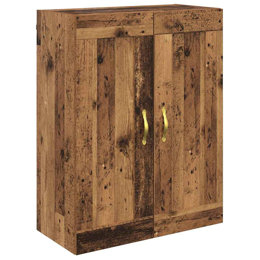 Wandkast Oud Hout 69,5 x 34 x 90 cm Bewerkt hout