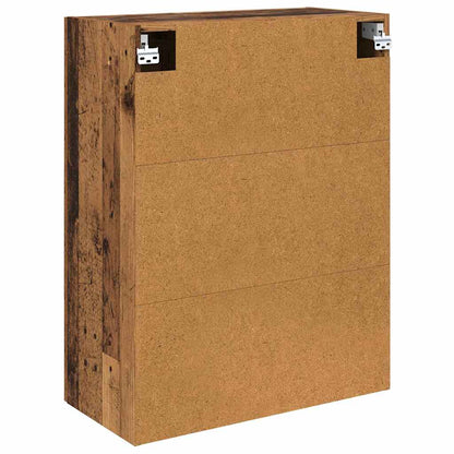 Wandkast Oud Hout 69,5 x 34 x 90 cm Bewerkt hout